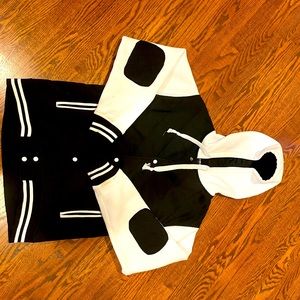 Koman 1974 black & white winter hoodie
